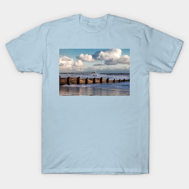 Sunshine and Stormy Sea T-Shirt by Violaman